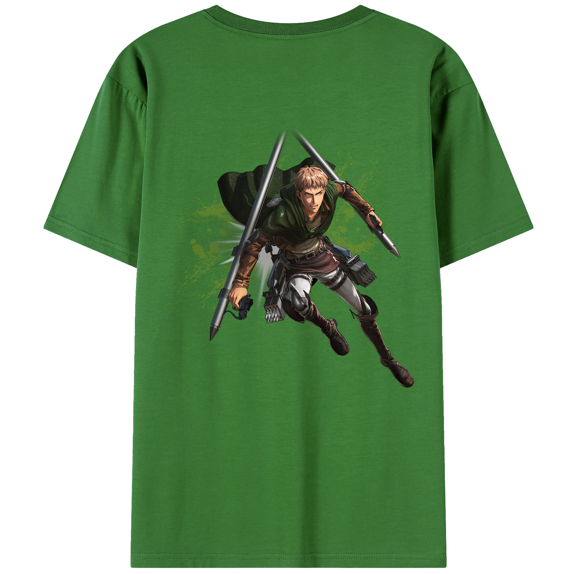 （画像用） 進撃の巨人 ジャン・キルシュタイン Attack on Titan Jean Kirstein レディース半袖Tシャツ(バックプリント)